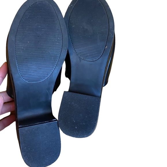 Sincerely Jules black chunky "shake" clogs size 6.5 - Picture 7 of 11